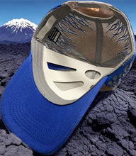 Load image into Gallery viewer, Grey Flaming Trucker Hat