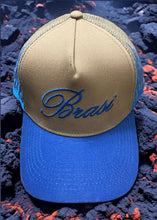 Load image into Gallery viewer, Grey Flaming Trucker Hat